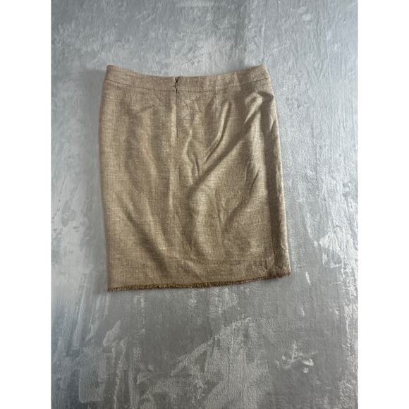 Escada Antique Gold Pencil Skirt – Size 42 EU = US 10 - Picture 2 of 4